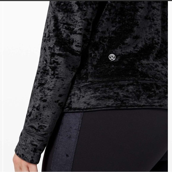 Lululemon Warm Down Crew *Crushed Velvet
Black long sleeve - Picture 3 of 4